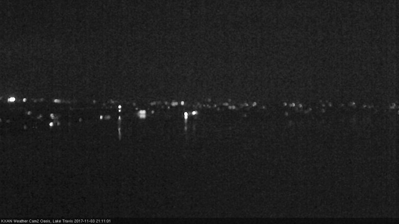 Lake Travis webcam, November 3, 2017 8:40 PM CT