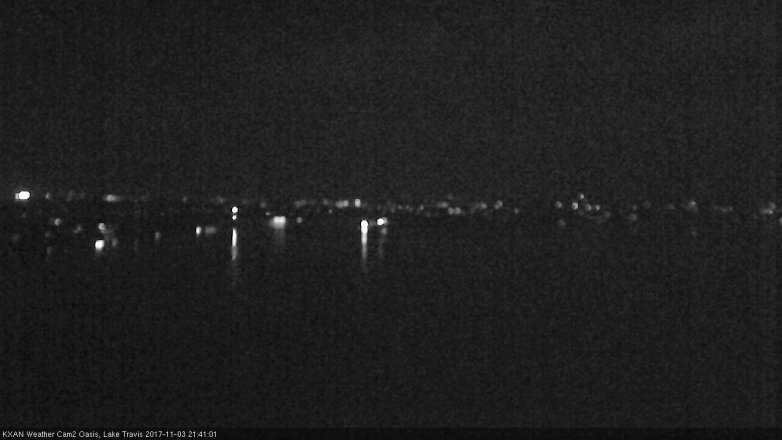 Lake Travis webcam, November 3, 2017 8:45 PM CT