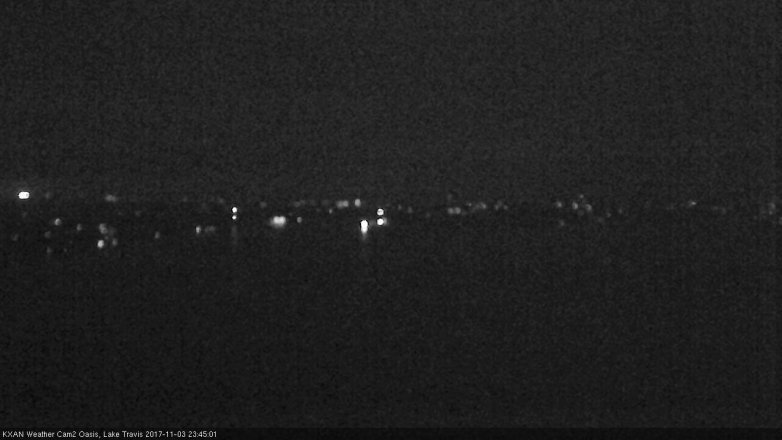 Lake Travis webcam, November 3, 2017 11:05 PM CT