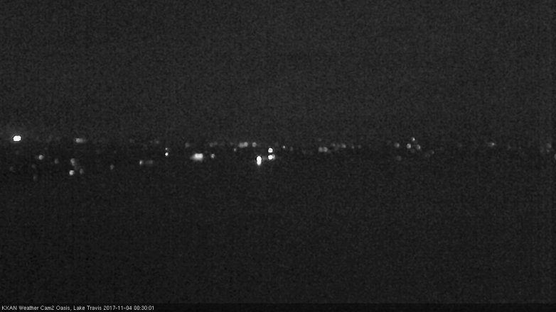 Lake Travis webcam, November 3, 2017 11:35 PM CT
