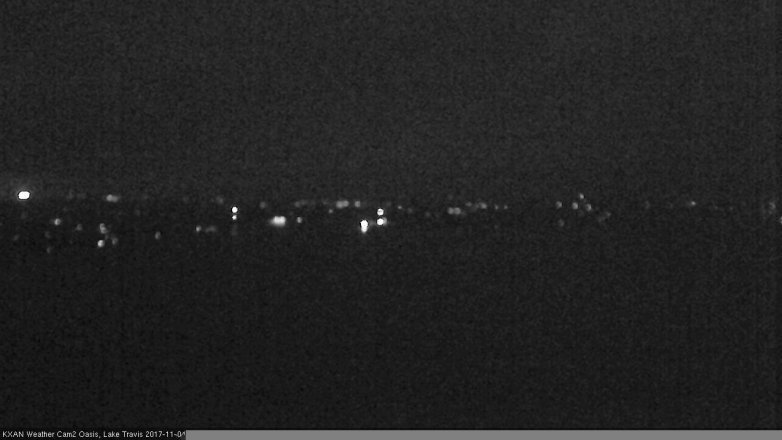 Lake Travis webcam, November 3, 2017 11:50 PM CT