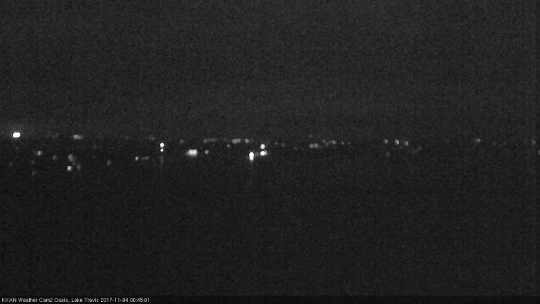 Lake Travis webcam, November 3, 2017 12:00 AM CT