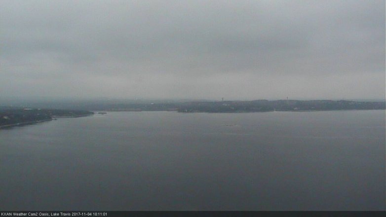 Lake Travis webcam, November 4, 2017 9:25 AM CT