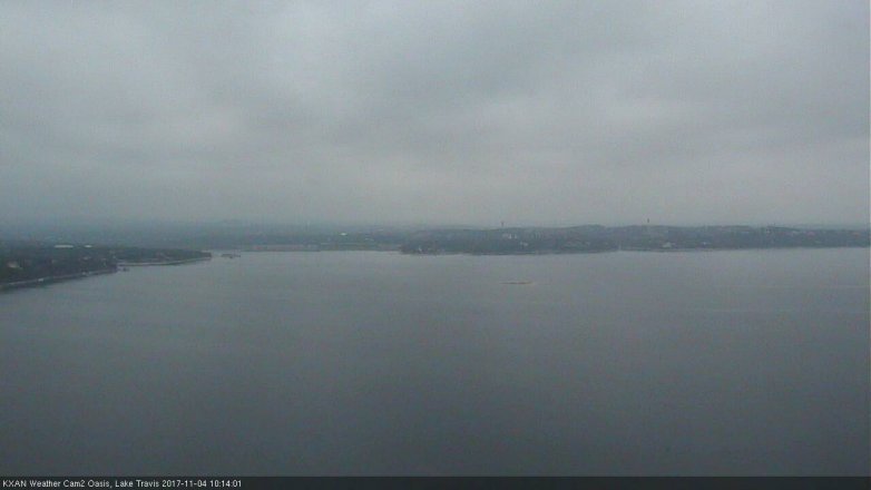 Lake Travis webcam, November 4, 2017 9:35 AM CT