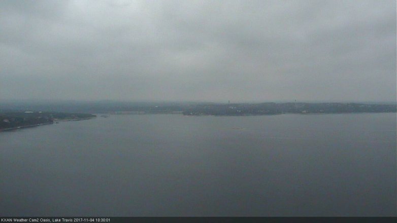 Lake Travis webcam, November 4, 2017 9:55 AM CT