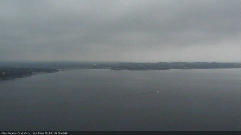 Lake Travis webcam, November 4, 2017 10:00 AM CT