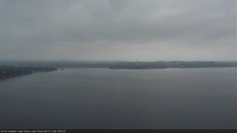 Lake Travis webcam, November 4, 2017 10:05 AM CT