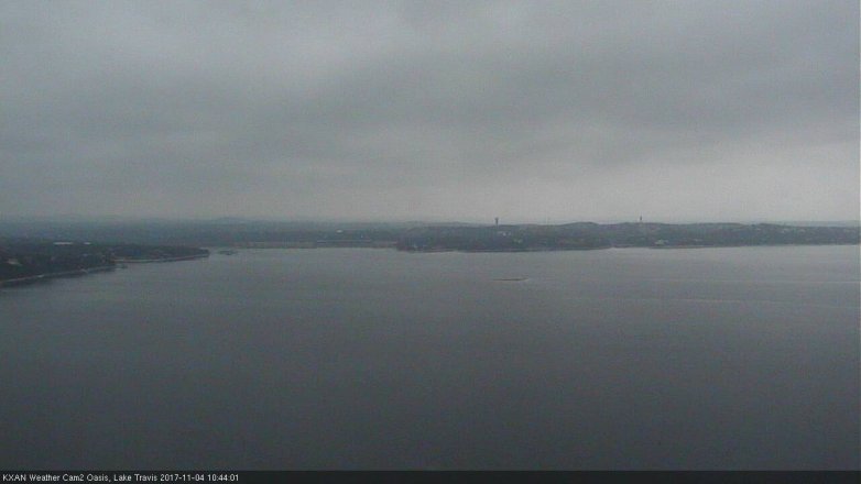 Lake Travis webcam, November 4, 2017 10:10 AM CT