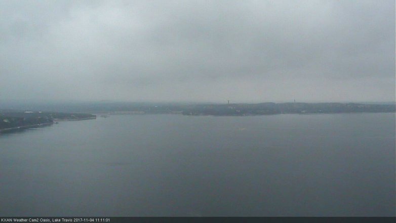 Lake Travis webcam, November 4, 2017 10:15 AM CT