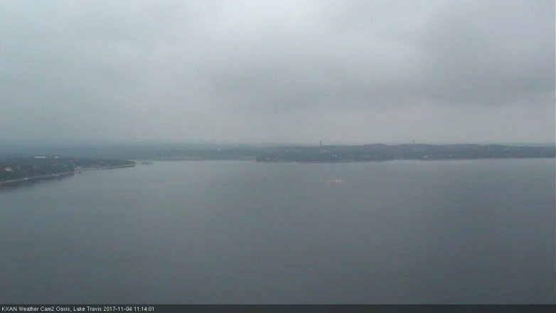 Lake Travis webcam, November 4, 2017 10:30 AM CT