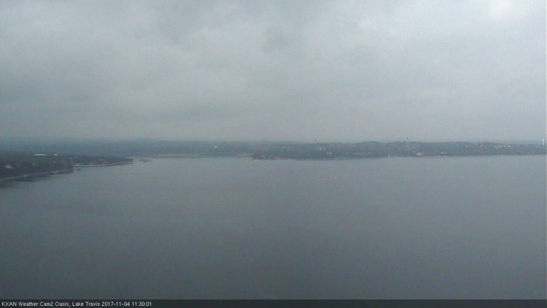 Lake Travis webcam, November 4, 2017 10:35 AM CT