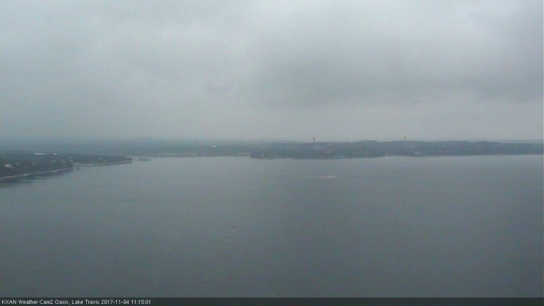 Lake Travis webcam, November 4, 2017 10:45 AM CT