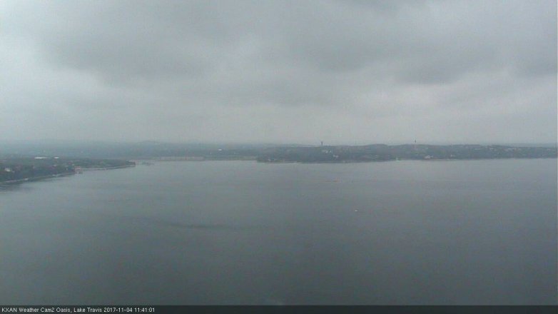 Lake Travis webcam, November 4, 2017 10:50 AM CT