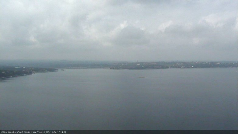 Lake Travis webcam, November 4, 2017 11:30 AM CT