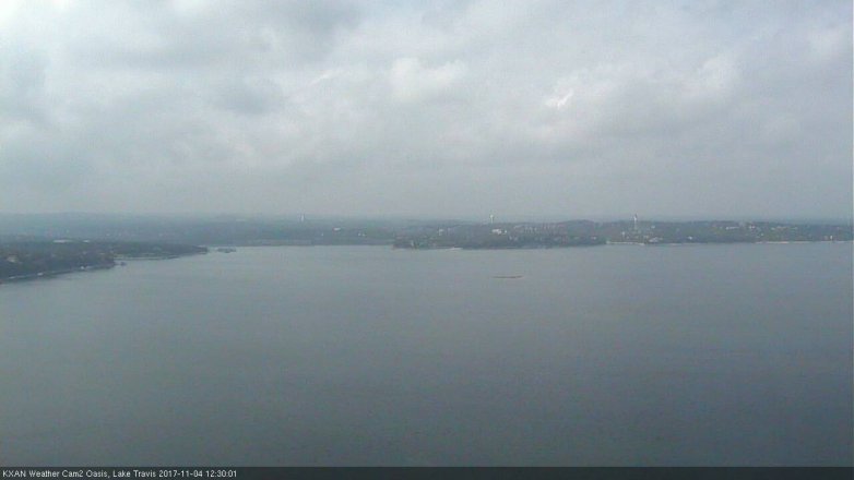 Lake Travis webcam, November 4, 2017 11:40 AM CT
