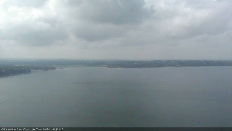 Lake Travis webcam, November 4, 2017 11:45 AM CT