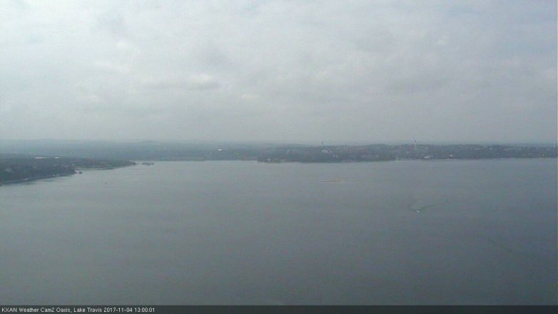 Lake Travis webcam, November 4, 2017 12:05 PM CT