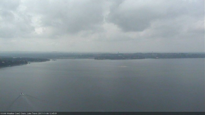 Lake Travis webcam, November 4, 2017 12:10 PM CT