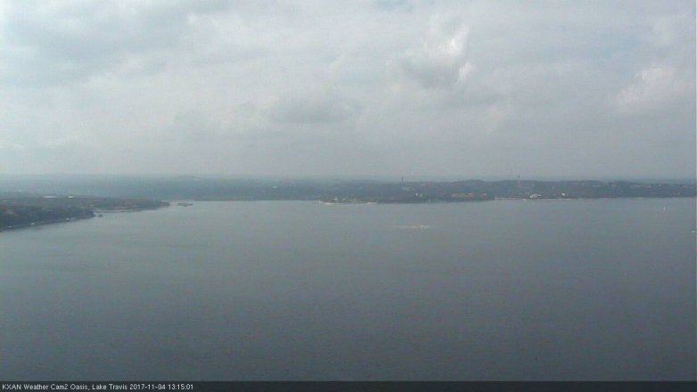 Lake Travis webcam, November 4, 2017 12:45 PM CT