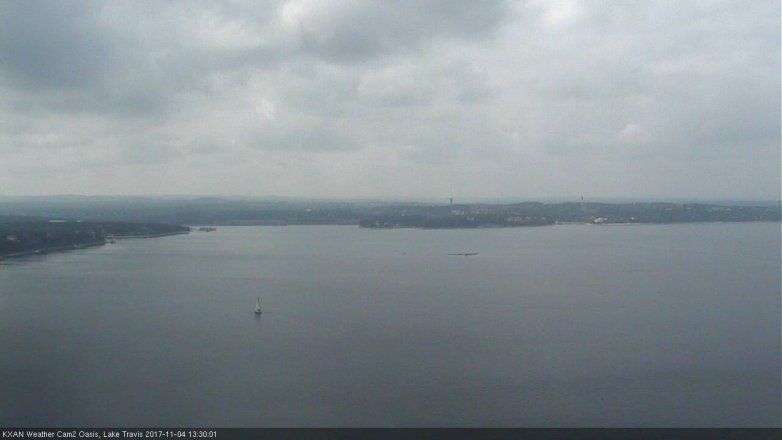 Lake Travis webcam, November 4, 2017 12:50 PM CT