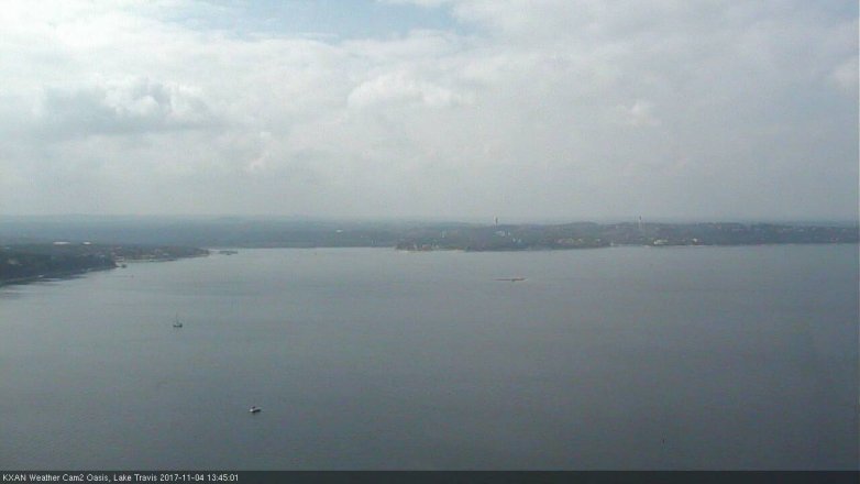 Lake Travis webcam, November 4, 2017 1:00 PM CT