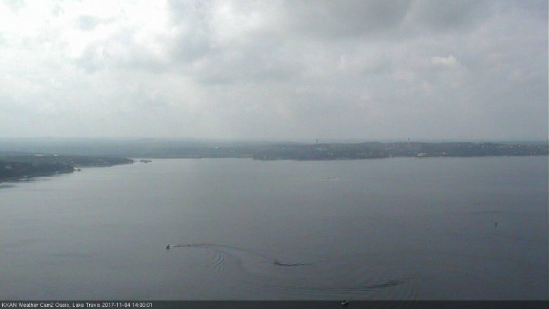 Lake Travis webcam, November 4, 2017 1:15 PM CT