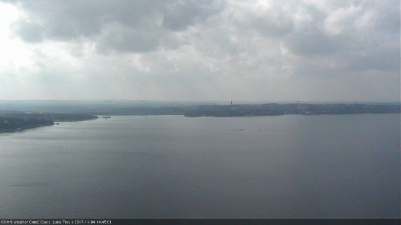 Lake Travis webcam, November 4, 2017 1:55 PM CT