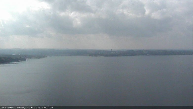 Lake Travis webcam, November 4, 2017 2:20 PM CT