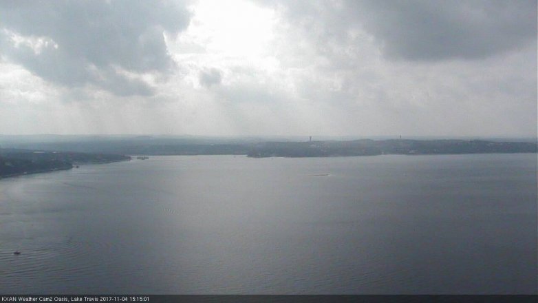 Lake Travis webcam, November 4, 2017 2:25 PM CT