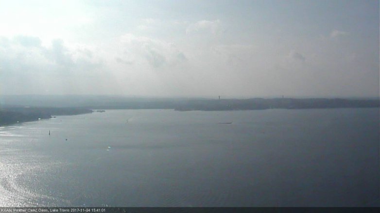 Lake Travis webcam, November 4, 2017 2:45 PM CT