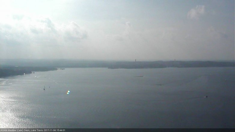 Lake Travis webcam, November 4, 2017 3:00 PM CT