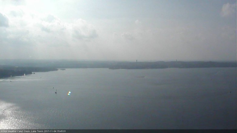 Lake Travis webcam, November 4, 2017 3:15 PM CT