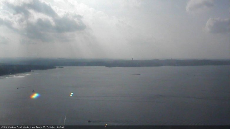 Lake Travis webcam, November 4, 2017 3:30 PM CT