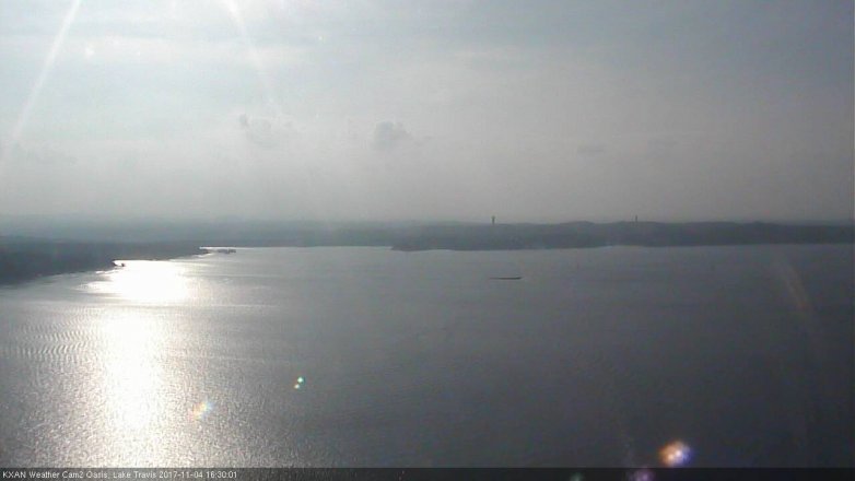 Lake Travis webcam, November 4, 2017 3:45 PM CT