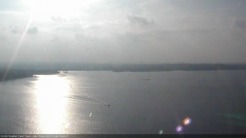 Lake Travis webcam, November 4, 2017 3:50 PM CT