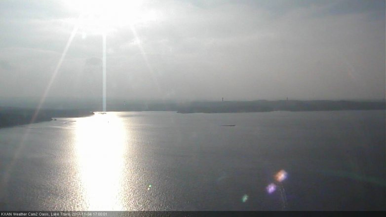 Lake Travis webcam, November 4, 2017 4:05 PM CT