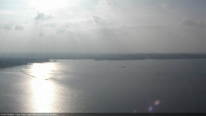 Lake Travis webcam, November 4, 2017 4:10 PM CT