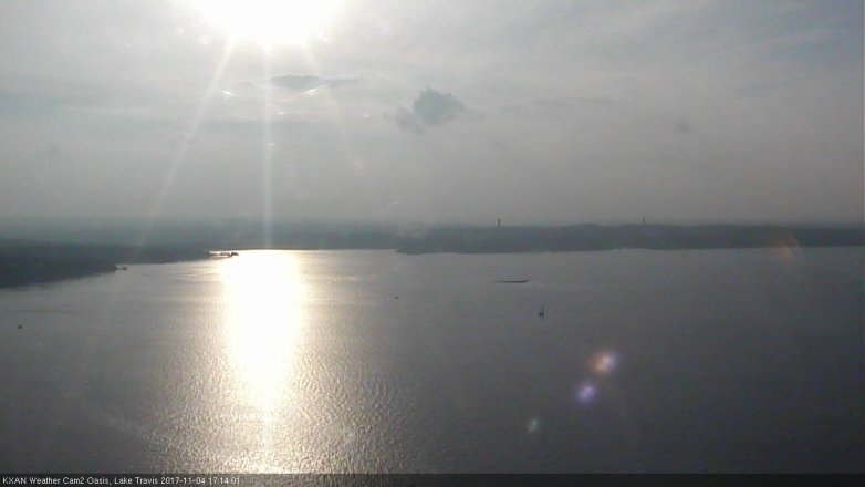 Lake Travis webcam, November 4, 2017 4:45 PM CT