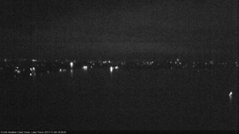 Lake Travis webcam, November 4, 2017 7:00 PM CT