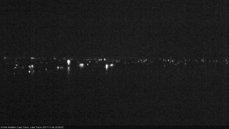 Lake Travis webcam, November 4, 2017 7:15 PM CT