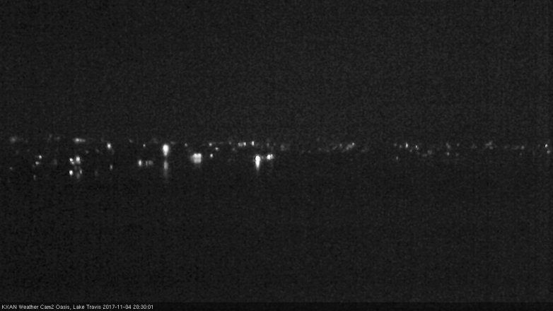Lake Travis webcam, November 4, 2017 7:40 PM CT