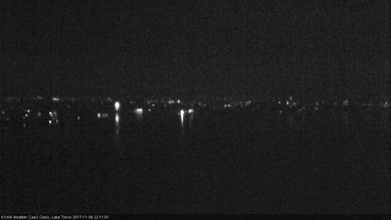 Lake Travis webcam, November 4, 2017 9:35 PM CT