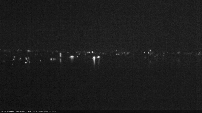 Lake Travis webcam, November 4, 2017 9:45 PM CT
