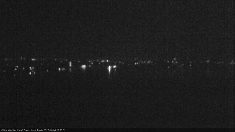 Lake Travis webcam, November 4, 2017 9:55 PM CT