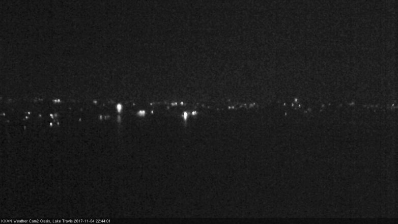 Lake Travis webcam, November 4, 2017 10:05 PM CT