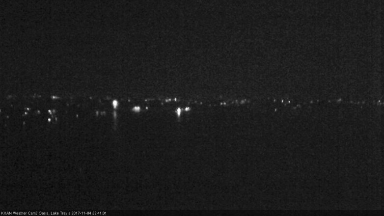 Lake Travis webcam, November 4, 2017 10:10 PM CT