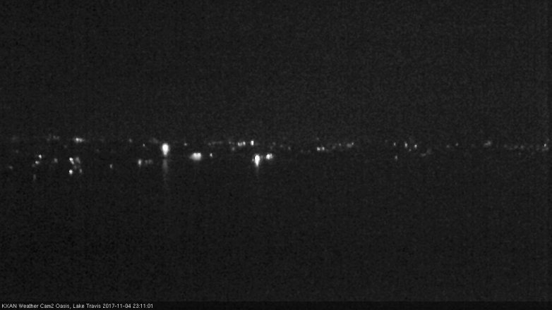 Lake Travis webcam, November 4, 2017 10:15 PM CT