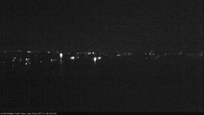 Lake Travis webcam, November 4, 2017 10:20 PM CT