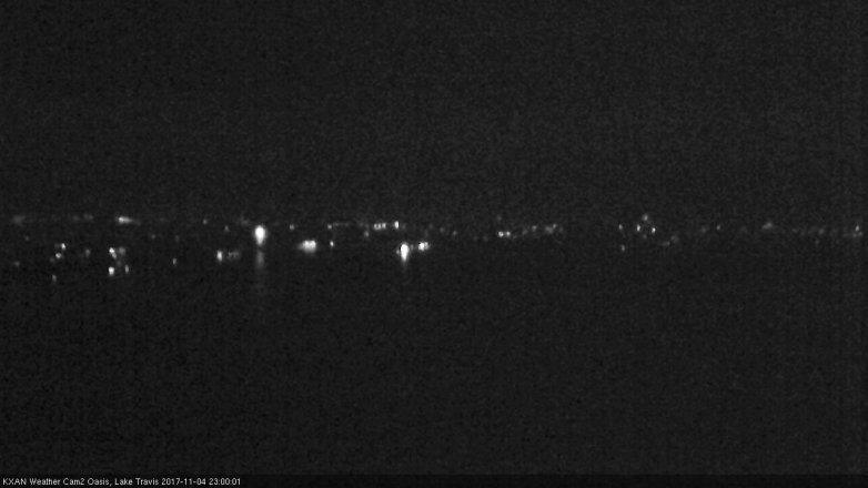 Lake Travis webcam, November 4, 2017 10:30 PM CT