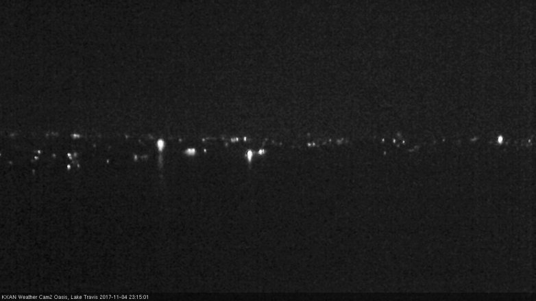 Lake Travis webcam, November 4, 2017 10:45 PM CT